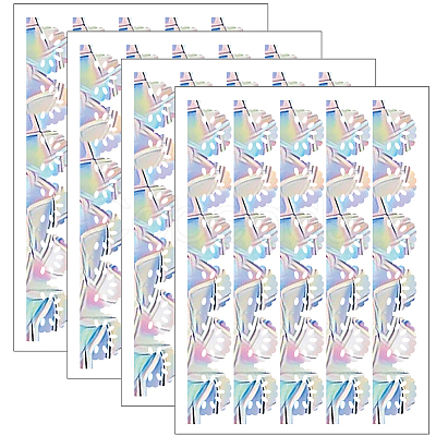 PVC Self Adhesive Stickers STIC-WH20010-20A-1