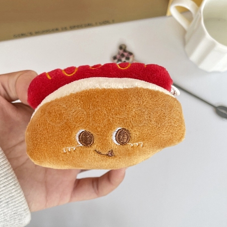 Cute Cartoon Fast Food Theme Plush Wallets for Children PW-WGEB931-01-1