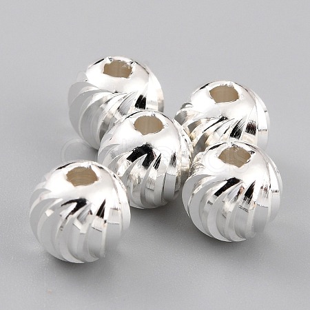 Brass Beads KK-O133-315G-S-1