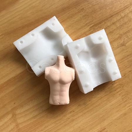 DIY Silicone Craft Doll Body Mold DIY-I082-05-1