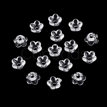 Transparent Acrylic Beads X-OACR-ZX007-04A-01-1