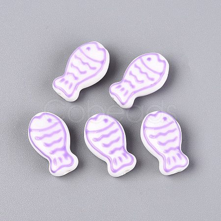 Handmade Porcelain Ceramic Beads PORC-Q005-05F-1