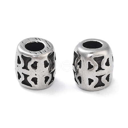 304 Stainless Steel Beads Hand Polished STAS-M057-42AS-01-1