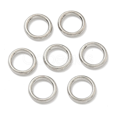 Alloy Soldered Closed Jump Rings X-PALLOY-H039-P-1