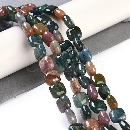 Natural Indian Agate Beads Strands G-M435-A02-01-1