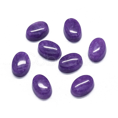 Natural Dyed Jade Cabochons G-O175-21A-1