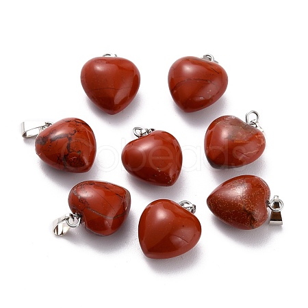 Natural Red Jasper Pendants G-I311-A25-1