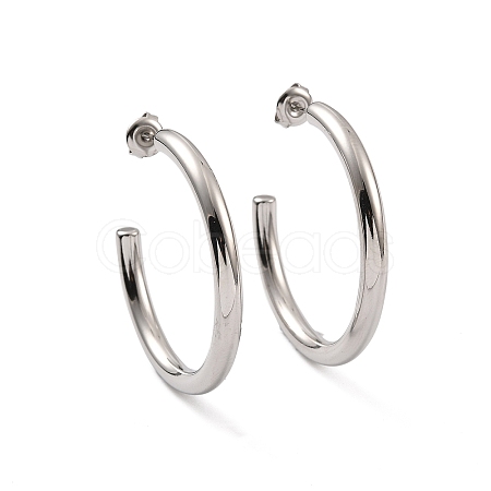 Non-Tarnish 304 Stainless Steel Stud Earrings for Women EJEW-G346-07A-P-1