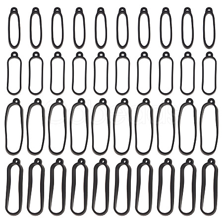 DELORIGIN 40Pcs 4 Style Anti-Lost Silicone Rings Holder SIL-DR0001-03-1