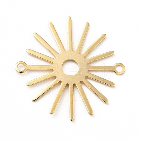 Brass Connector Charms KK-H435-10G-1