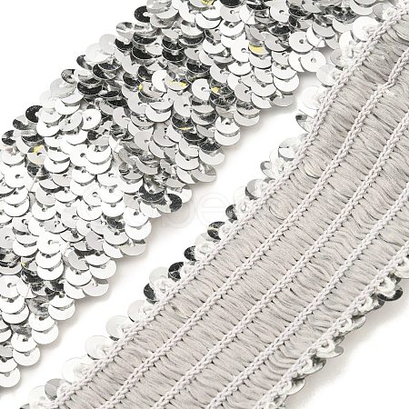 Plastic Paillette Elastic Beads OCOR-XCP0002-16-1