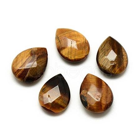 Natural Tiger Eye Pendants G-R418-60-1