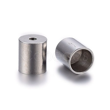 Tarnish Resistant 304 Stainless Steel Cord Ends X-STAS-H467-09P-6mm-1