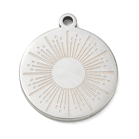 201 Stainless Steel Pendants SA-CBA3D3A-05P-14-1