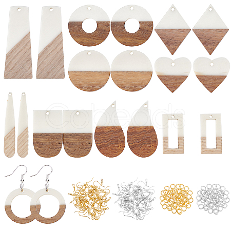 Earring Making Kits RESI-OC0001-25-1