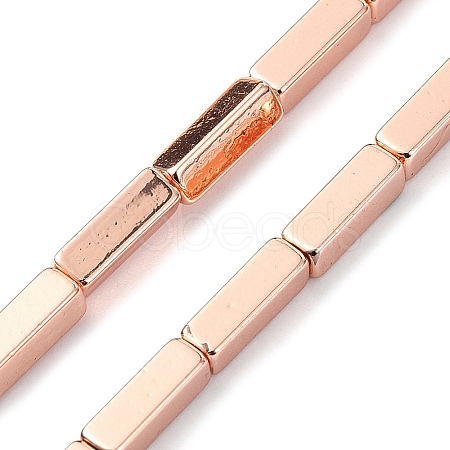 Electroplated Synthetic Non-magnetic Hematite Beads Strands G-I360-Y02-03-1