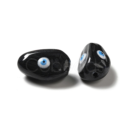 Opaque Glass Beads GLAA-E039-01A-1