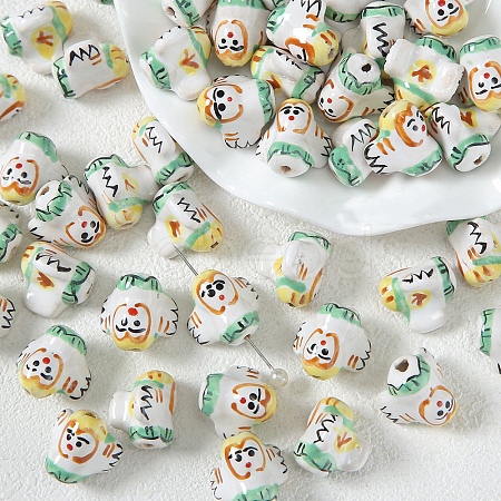 Handmade Porcelain Beads PW-WGB7F21-06-1