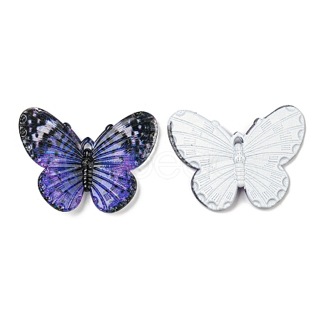 Opaque Acrylic Pendants MACR-D078-01F-1