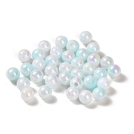 Opaque Acrylic Beads OACR-Z016-01B-02-1