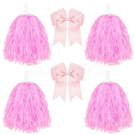 Plastic Cheerleading Pom Poms Cheerleading Hand Flowers AJEW-CN0005-94A-1