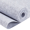 Polyester Felt, Fabric, Rectangle, Light Grey, 40x0.1cm, 3m/roll