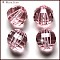 K9 Glass, Imitation Austrian Crystal Beads, Grade AAA, Faceted, Round, Pink, 6mm, Hole: 0.7~0.9mm