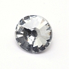 Glass Rhinestone Button BUTT-WH0015-21D-01-1