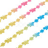 20 Yards Malan Flower and Butterfly Polyester Lace Trim OCOR-TAC0016-18H-3