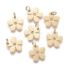 Ion Plating(IP) 316 Surgical Stainless Steel Charms X-STAS-H100-18G-2