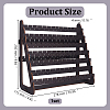 Triangle Wood Earring Organizer Display Stands EDIS-WH0022-43-2