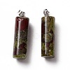 Natural Dragon Blood Pendants G-E135-02P-01-2
