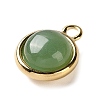 Natural Green Aventurine Pendants X-STAS-L022-398H-G-2