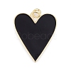 Brass Enamel Pendants KK-M205-13G-01-1