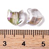 100Pcs Electroplate Glass Beads EGLA-P060-01B-HR02-3