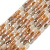 Electroplate Glass Beads Strands EGLA-P065-02A-03-1
