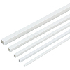 Olycraft 30Pcs 5 Style ABS Plastic Square Hollow Tubes AJEW-OC0003-08B-1