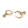 304 Stainless Steel Huggie Hoop Earrings EJEW-JE04449-01-3