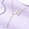 Flower Natural Cultured Freshwater Pearl Pendant Necklaces NJEW-TA00223-1