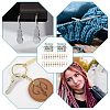 Alloy Enamel Ladybird Theme Pendant Locking Stitch Markers HJEW-AB00087-6