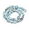 Natural Larimar Beads Strands X-G-L493-37-3