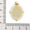 Rack Plating Brass Enamel Pendants KK-C056-07G-02-3