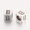 Tibetan Style Alloy European Beads MPDL-R037-B-NR-2