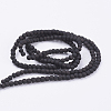 Painted Glass Round Bead Strands X-DGLA-S072-4mm-24-2