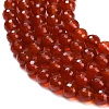 Natural Carnelian Beads Strands G-C280-B10-8mm-6