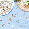 40Pcs 2 Colors Brass Pendants KK-AR0003-32-4