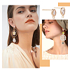 12Pcs 2 Style Brass Stud Earring Findings KK-CN0001-92-6