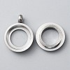 304 Stainless Steel Locket Pendants STAS-WH0044-13A-P-3
