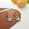 Alloy Enamel Pendants ENAM-CJC0004-37-6