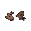 2-Hole Rabbit Wood Buttons BUTT-Q046-03B-2